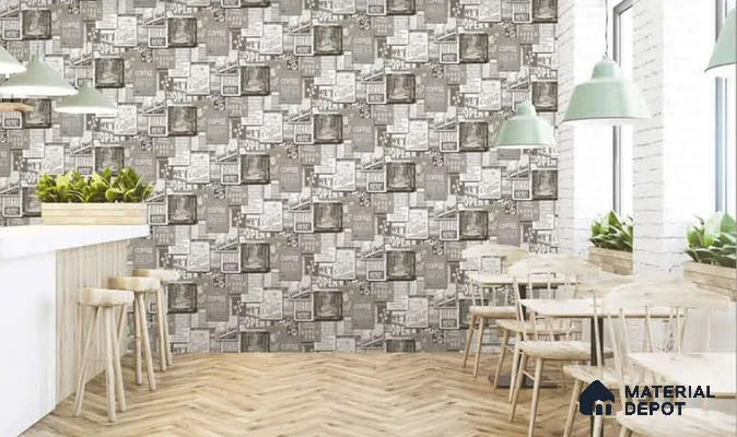 SF6-4 | 10 Meter x 21 Inches Patterned Look Wallpaper - 57.41 Sq. Ft. | Minimum 15% wastage during installation