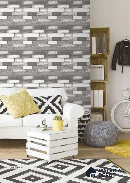 SF8-4 | 10 Meter x 21 Inches Brick Look Wallpaper - 57.41 Sq. Ft. | Minimum 15% wastage during installation