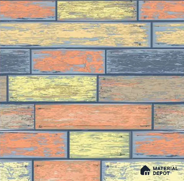 SF8-6 | 10 Meter x 21 Inches Brick Look Wallpaper - 57.41 Sq. Ft. | Minimum 15% wastage during installation