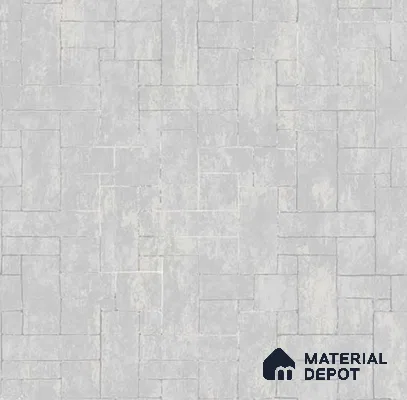 SG-2209 | Grey Patchwork Tile Non Woven Geometric Wallpaper - 10 Meter x 21 Inches, 57.41 Sq. Ft. (Min. 15% Wastage)