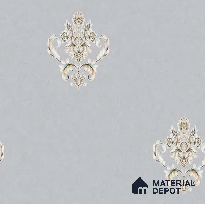 SG-2212 | 10 Meter x 21 Inches Damask Look Wallpaper - 57.41 Sq. Ft. | Minimum 15% wastage during installation