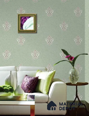 SG-2212 | 10 Meter x 21 Inches Damask Look Wallpaper - 57.41 Sq. Ft. | Minimum 15% wastage during installation