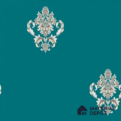 SG-2214 | 10 Meter x 21 Inches Damask Look Wallpaper - 57.41 Sq. Ft. | Minimum 15% wastage during installation