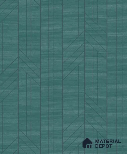 SG-2225 | Teal Green Wood Panel Weave Non Woven Patterned Wallpaper - 10 Meter x 21 Inches, 57.41 Sq. Ft. (Min. 15% Wastage)