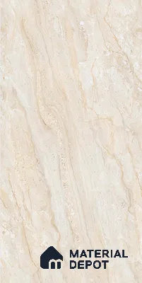 Budget Friendly Marble Floor & Wall Tile Value For Money TL 05594 Beige Sheltar 4 ft x 2 ft - Vitrified Glossy Finish -9 mm | 4 Random Design | Suitable for Living Room,Bedroom & Bathroom (Sample)