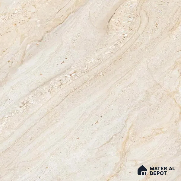 Budget Friendly Marble Floor & Wall Tile Value For Money TL 05594 Beige Sheltar 4 ft x 2 ft - Vitrified Glossy Finish -9 mm | 4 Random Design | Suitable for Living Room,Bedroom & Bathroom (Sample)