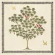 Handmade Third Fired Moroccan Wall Tile TL 13004 E Parrot Grove 300x300 mm Embossed Glue Matte Finish Ceramic Rajasthani Series Tile - 9 mm Image 01