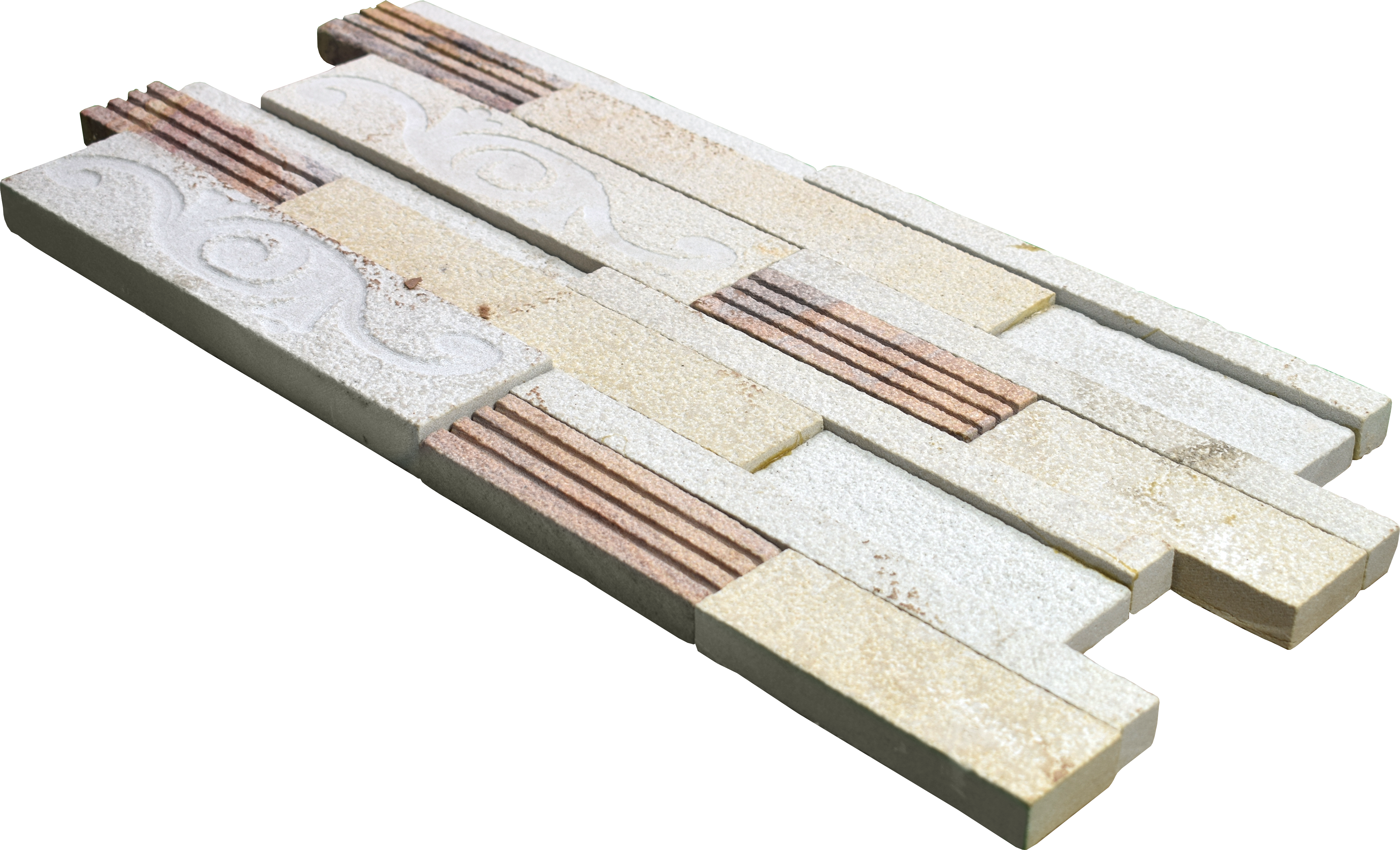 WL 00130 Silver Eye 600 x 150 mm Natural Stone Wall Cladding