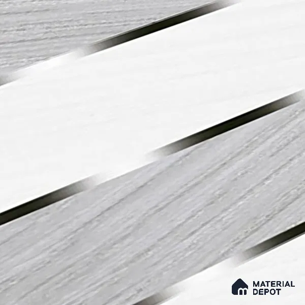 TL 01914 A Silver Grey Light 18 x 12 inch Glossy Finish Ceramic Wall Tile - 6 mm