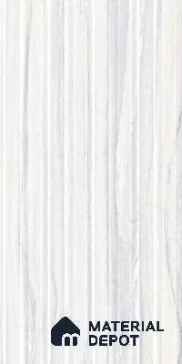 Marble Look Wall Tile TL 06641 Adda Silver 4 ft x 2 ft Vitrified Matte Finish - 9 mm | (Random 5) | Suitable for Living Room, Bedroom, Bathroom, Kitchen, Office, Elevation & Dining (Sample)