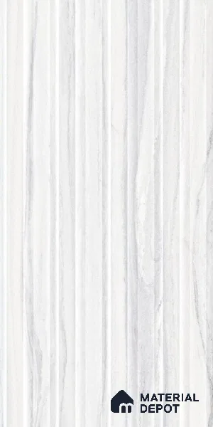 Marble Look Wall Tile TL 06641 Adda Silver 4 ft x 2 ft Vitrified Matte Finish - 9 mm | (Random 5) | Suitable for Living Room, Bedroom, Bathroom, Kitchen, Office, Elevation & Dining (Sample)