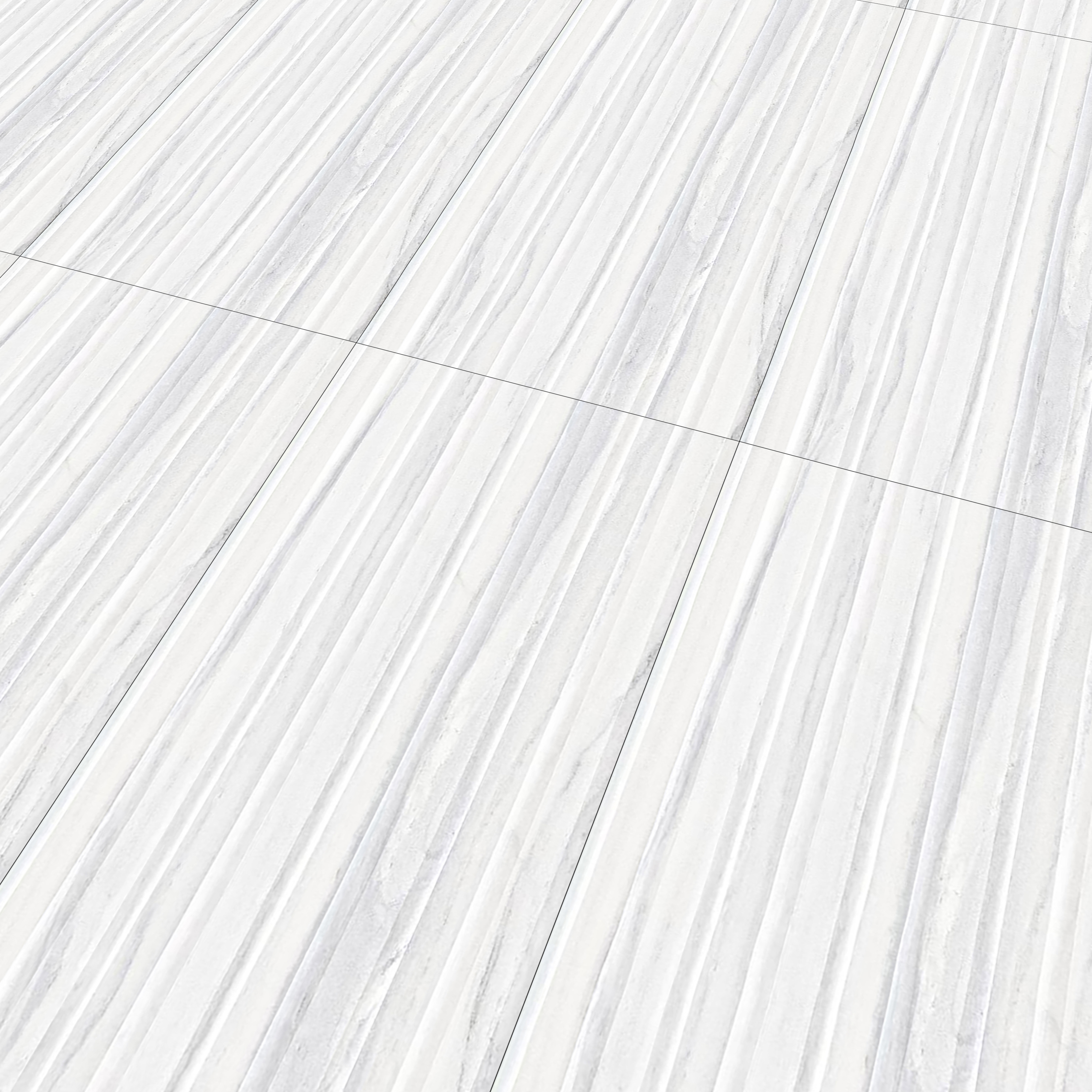 Marble Look Wall Tile TL 06641 Adda Silver 4 ft x 2 ft Vitrified Matte Finish - 9 mm | (Random 5) | Suitable for Living Room, Bedroom, Bathroom, Kitchen, Office, Elevation & Dining (Sample)