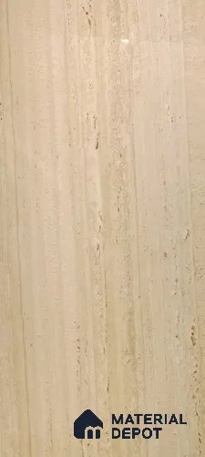 TL 03516 Silver River Travertine 1600 x 800 mm High Glossy Finish Vitrified Tile - 9 mm