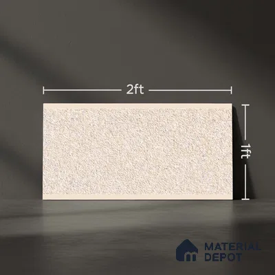 Stone Wall Tile TL 06539 C Granite Beige 2 ft x 1 ft Ceramic Matte Finish - 8 mm | Suitable for Living Room, Kitchen & Bathroom