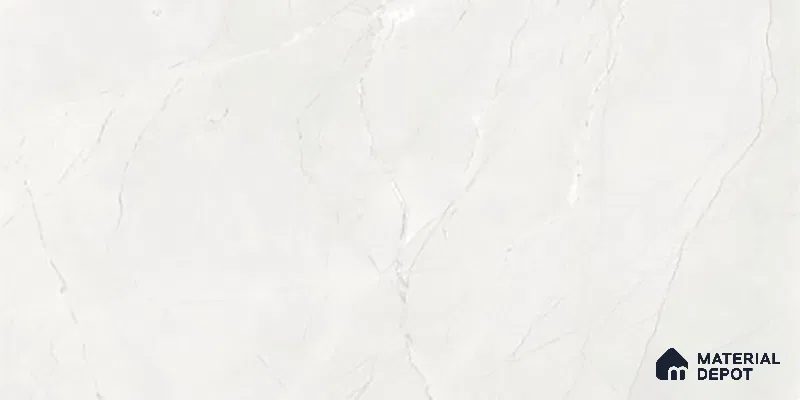 Marble Wall Tile TL 06558 B Etania Silver 2 ft x 1 ft Ceramic Glossy Finish - 8 mm | Suitable for Living Room, Kitchen & Bathroom (Sample)