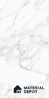 TL 00745 Calacatta 2400 x 1200 mm Lux Surface Finish Tile - 9 mm (Sample)