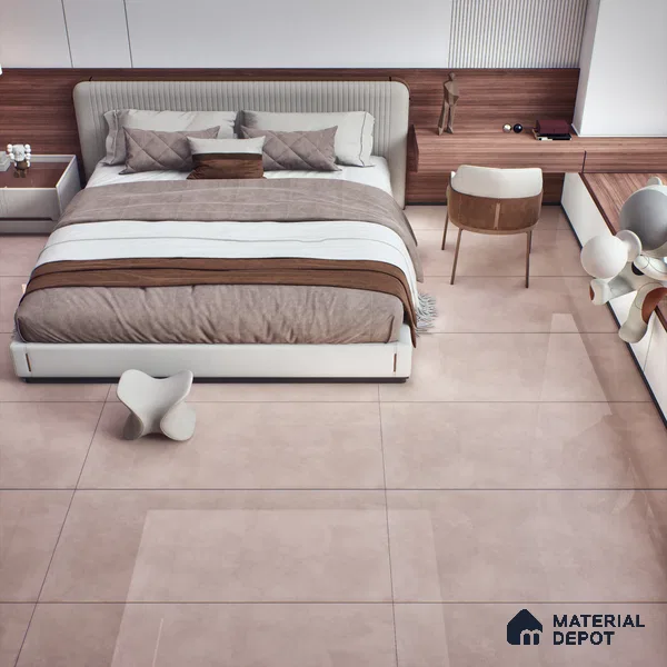Stone Floor & Wall Tile | TL 00736 Cloud Willow 4 ft x 2 ft Glossy Finish Vitrified Tile - 9 mm | Suitable For Living Room, Bedroom, Bathroom (Sample)