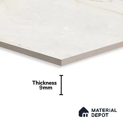 Marble Floor & Wall Tile | TL 00737 Simero Sparkle Soft 4 ft x 2 ft Glossy Finish Vitrified Tile - 9 mm | Suitable For Living Room, Bedroom, Dining Area (Sample)