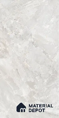Marble Look Wall & Floor Tile TL 05838 Breccia Siena 8 ft x 4 ft High Gloss Finish Vitrified Large Format Tile - 9 mm | Suitable for Living Room, Bedroom, Office | Adhesive and Spacers Must be Used During Installation