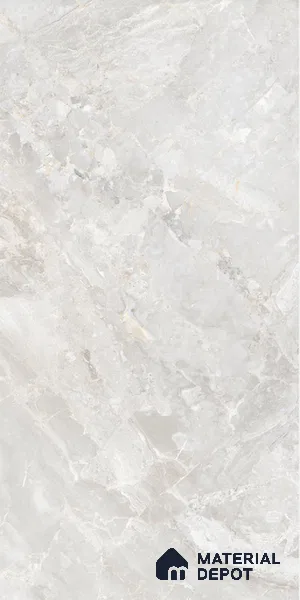 Marble Look Wall & Floor Tile TL 05838 Breccia Siena 8 ft x 4 ft High Gloss Finish Vitrified Large Format Tile - 9 mm | Suitable for Living Room, Bedroom, Office | Adhesive and Spacers Must be Used During Installation