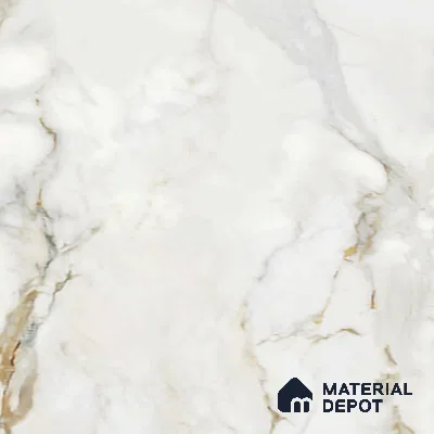 Marble Look Wall & Floor Tile TL 05833 B Calcutta Raffallo Face B 8 ft x 4 ft High Gloss Finish Vitrified Large Format Tile - 9 mm | Suitable for Living Room, Bedroom, Office (Sample)