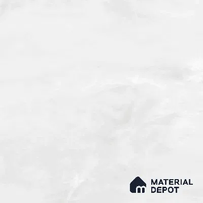 Marble Look Wall & Floor Tile TL 05836 Mountain White 8 ft x 4 ft High Gloss Finish Vitrified Large Format Tile - 9 mm | Suitable for Living Room, Bedroom, Office | Adhesive and Spacers Must be Used During Installation