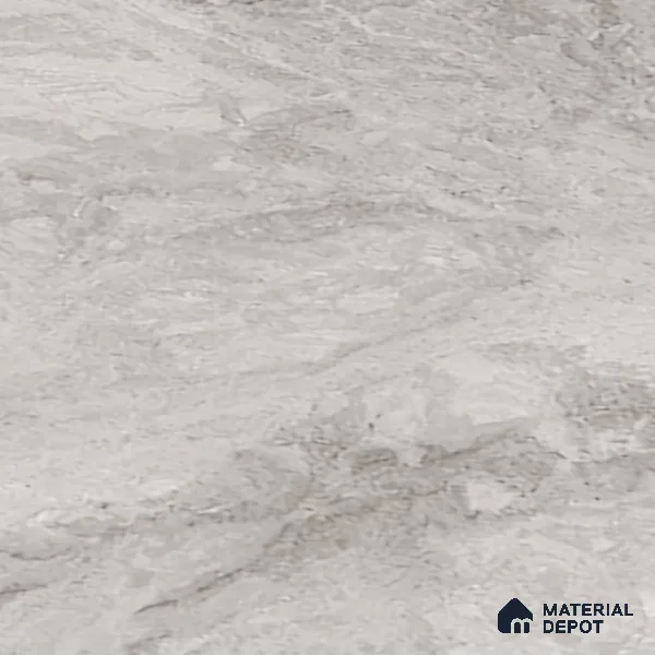 Marble Look Wall & Floor Tile TL 05835 Paradise Grey 8 ft x 4 ft High Gloss Finish Vitrified Large Format Tile - 9 mm | Suitable for Living Room, Bedroom, Office | Adhesive and Spacers Must be Used During Installation (Sample)