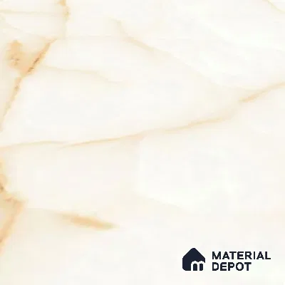 TL 02243 Sky Cream Onyx 2 ft x 2 ft Glossy Finish Vitrified Tile - 9 mm | Suitable For Living Room, Bedroom, Kitchen