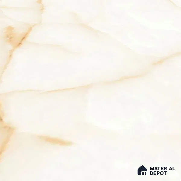 TL 02243 Sky Cream Onyx 2 ft x 2 ft Glossy Finish Vitrified Tile - 9 mm | Suitable For Living Room, Bedroom, Kitchen