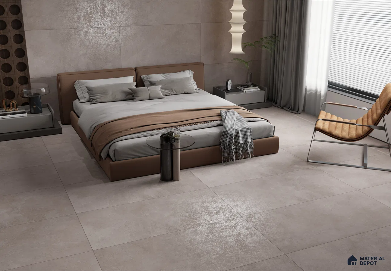 Tranquil Cave Stone-Themed Bedroom | Material Depot
