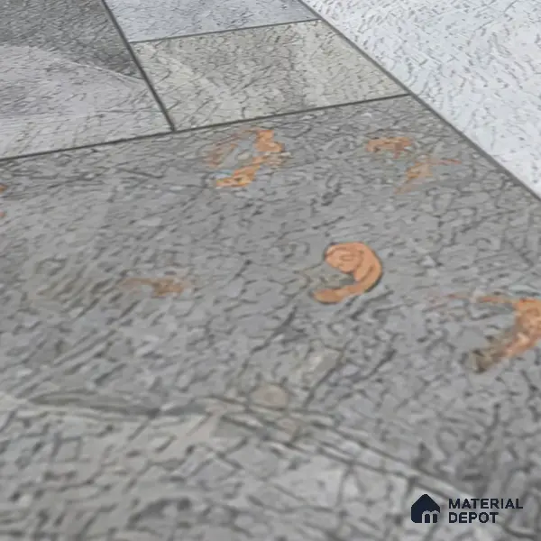 Budget Friendly Stone Look Value for Money Parking Slate Grey Floor Tile 16 x 16 inch | TL 00660 | Vitrified Matte Finish Tile - 12 mm | Suitable For Parking, Outdoor, Balcony & Terrace | Pattern Alignment May Vary | 2-3 mm Spacer is Mandatory
