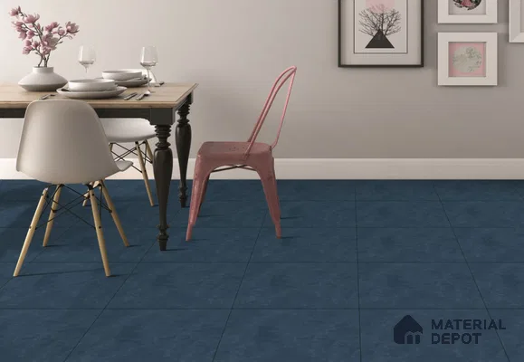 Stone Wall & Floor Tile TL 00571 Slate Grey 2 ft x 2 ft Matte Finish Digital Porcelain Tile - 9.5 mm