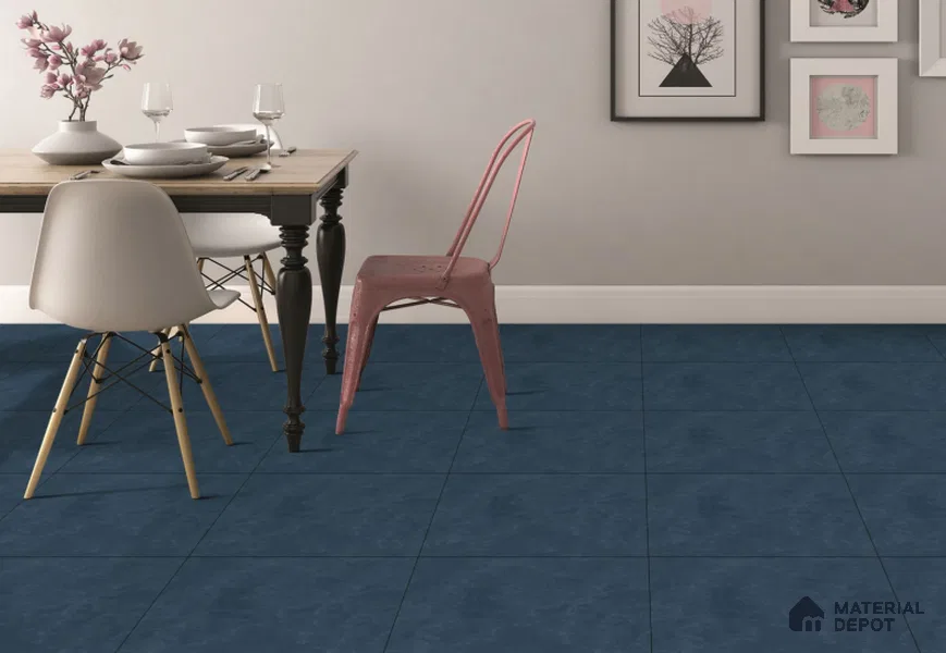 Stone Wall & Floor Tile TL 00571 Slate Grey 2 ft x 2 ft Matte Finish Digital Porcelain Tile - 9.5 mm