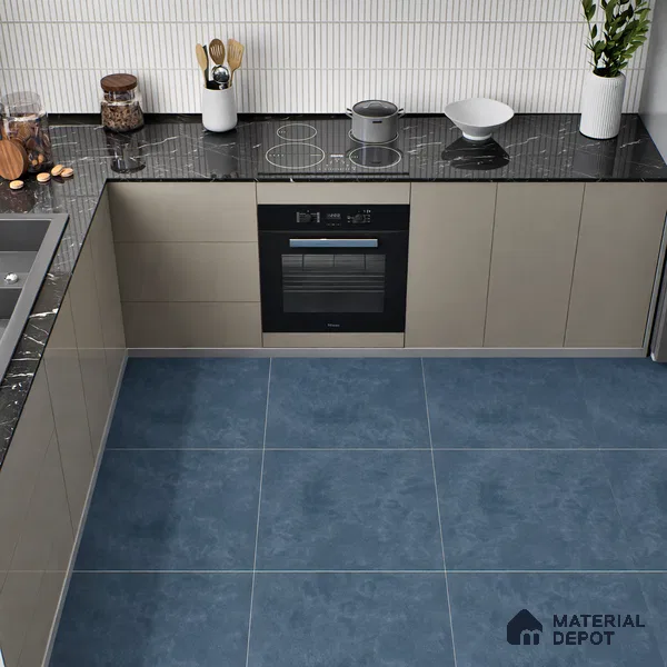 Stone Wall & Floor Tile TL 00571 Slate Grey 2 ft x 2 ft Matte Finish Digital Porcelain Tile - 9.5 mm