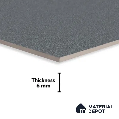 Plain Wall Tile TL 00617 C Dark Slate Grey 12 x 18 inch Glossy Finish High Definition Digital Ceramic Tile - 6 mm