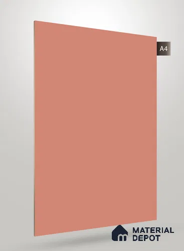 Pink Solid Colors Look SM 118 8 ft x 4 ft Super Matte Finish Decorative Laminate - 1 mm | Suitable for Living Room, Kitchen, Office