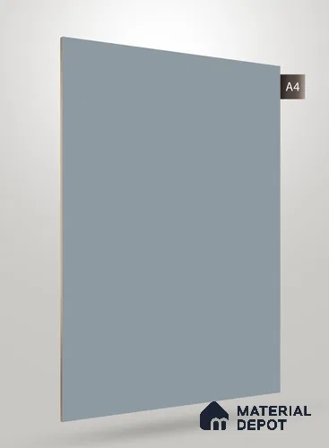 Grey Solid Colors Look SM 120 8 ft x 4 ft Super Matte Finish Decorative Laminate - 1 mm | Suitable for Living Room, Kitchen, Office
