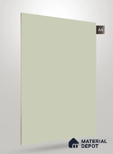 Green Solid Colors Look SM 123 8 ft x 4 ft Super Matte Finish Decorative Laminate - 1 mm | Suitable for Living Room, Kitchen, Office