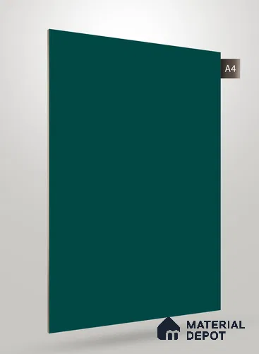 Green Solid Colors Look SM 245 8 ft x 4 ft Super Matte Finish Decorative Laminate - 1 mm | Suitable for Living Room, Kitchen, Office