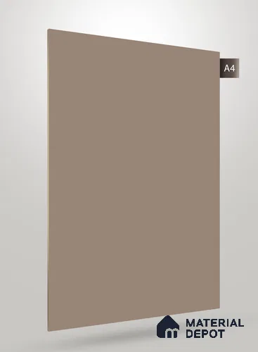 Brown Solid Colors Look SM 246 8 ft x 4 ft Super Matte Finish Decorative Laminate - 1 mm | Suitable for Living Room, Kitchen, Office