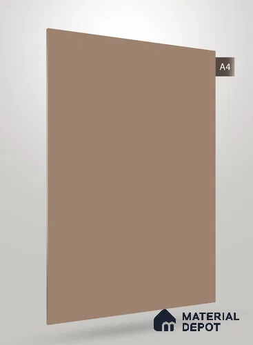Brown Solid Colors Look SM 247 8 ft x 4 ft Super Matte Finish Decorative Laminate - 1 mm | Suitable for Living Room, Kitchen, Office
