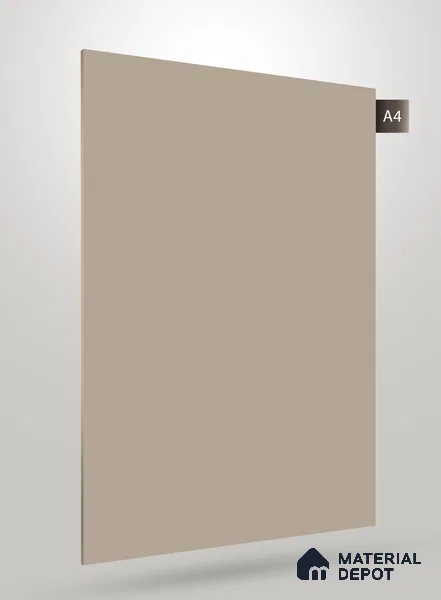 Beige Solid Colors Look SM 248 8 ft x 4 ft Super Matte Finish Decorative Laminate - 1 mm | Suitable for Living Room, Kitchen, Office