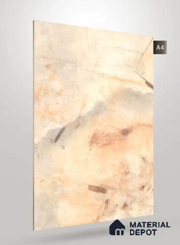 Grey Marble Look SM 571 8 ft x 4 ft Super Matte Finish Decorative Laminate - 1 mm | Suitable for TV Unit, Wardrobe, Kitchen Cabinets