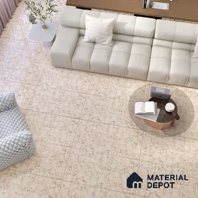Marble Floor & Wall Tile | TL 05530 Smoke Wonder | 4 ft x 2 ft | Double Charged Glossy Finish Vitrified Tile - 9 mm | Suitable For Living Room, Bedroom, Kitchen (Sample)