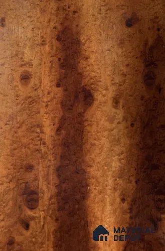 Smoked African Rosewood Pomelle 2440x1220 mm Silicon Natural Veneer - 3.7 mm