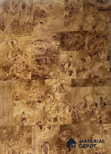 Smoked Mappa Burls Box 2440x1220 mm Silicon Natural Veneer - 3.7 mm