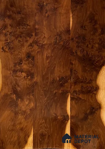 Smoked Oak Cluster 2440x1220 mm Silicon Natural Veneer - 3.7 mm