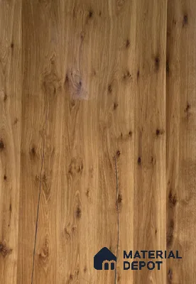 Smoked Vintage Oak 2440x1220 mm Silicon Natural Veneer - 3.7 mm