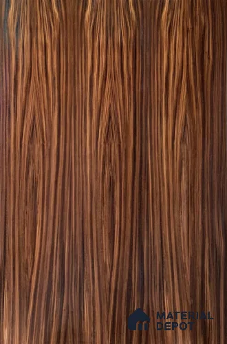 Smoked Zebrano 2440x1220 mm Silicon Natural Veneer - 3.7 mm