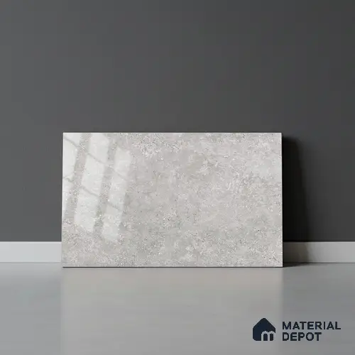 TL 01886 A Smoky Grey Dark 18 x 12 inch Glossy Finish Ceramic Wall Tile - 6 mm